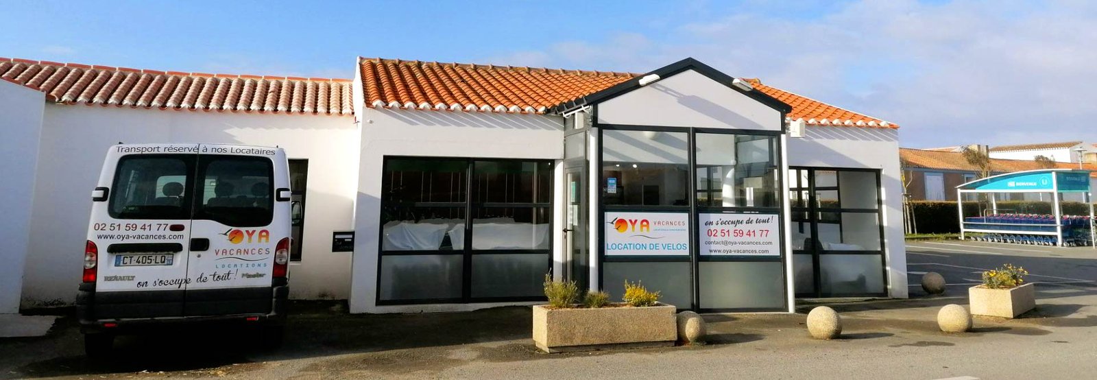 Magasin de vélos sur l'île d'Yeu